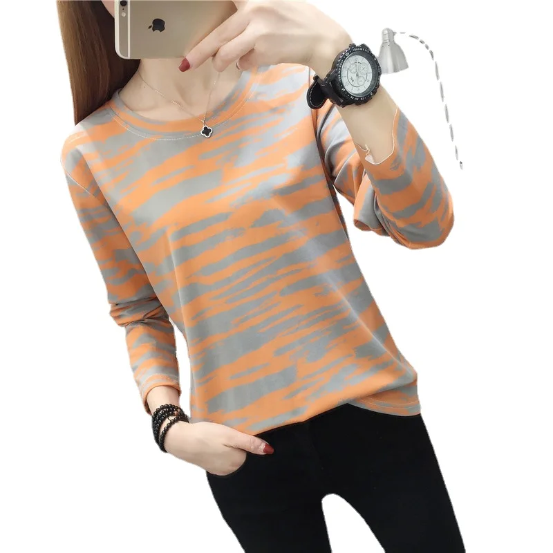 

2021 high quality spring and autumn women's casual T-shirt