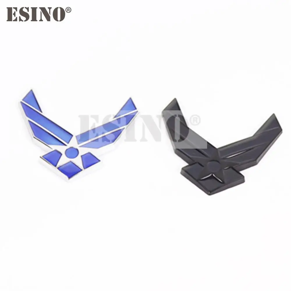 

50 x Car Styling USAF US America Air Force 3D Metal Chrome Zinc Alloy Emblems Badges Stickers Decal Fender Emblem Accessories