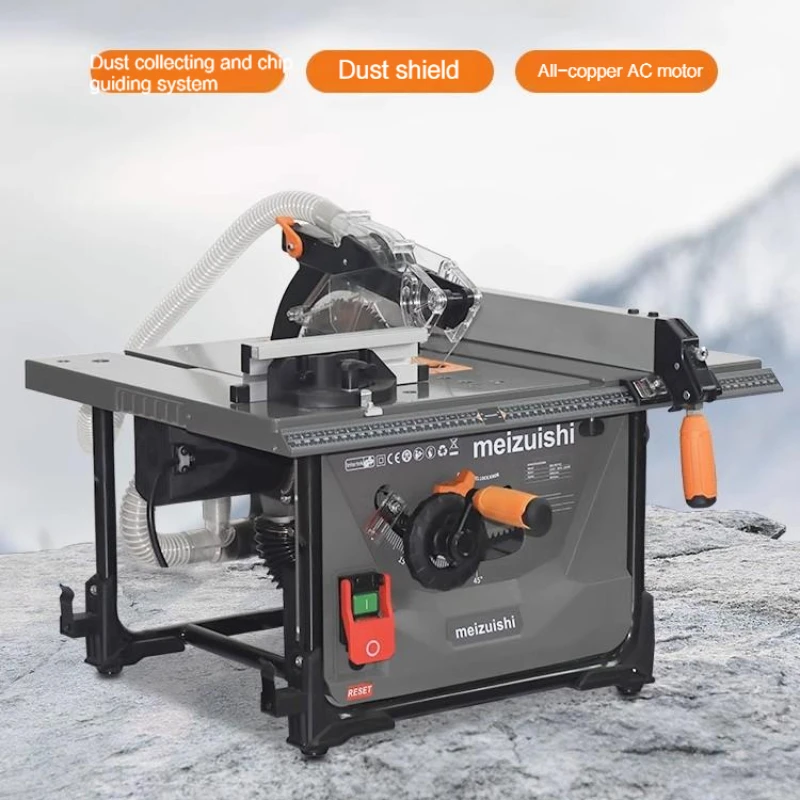 

Woodworking Dust-free Saw Multi-functional Solid Wood Floor Cutting 8-inch Electric Saw Can Lift 45 Degrees Miter Cut Table Saw
