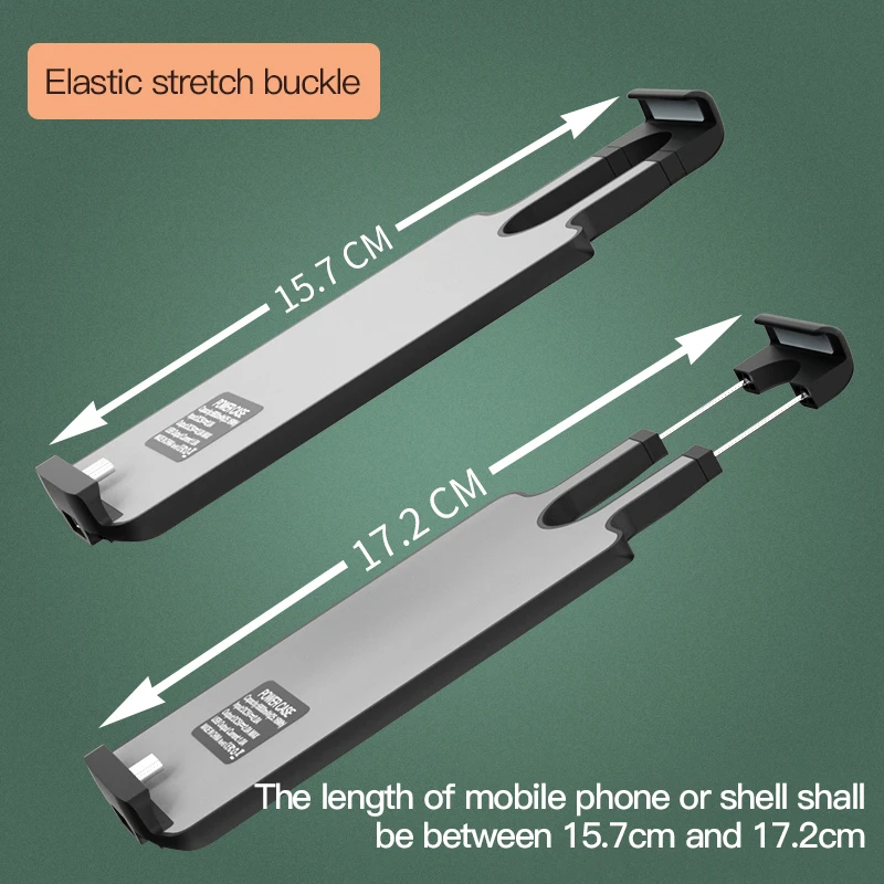 Tanie Regulowana Uniwersalna Bezprzewodowa ładowarka Powrót Klip Do Telefonu Komórkowego Interfejs Tpye-c Przenośny Futerał Do ładowania Samsung/Huawei