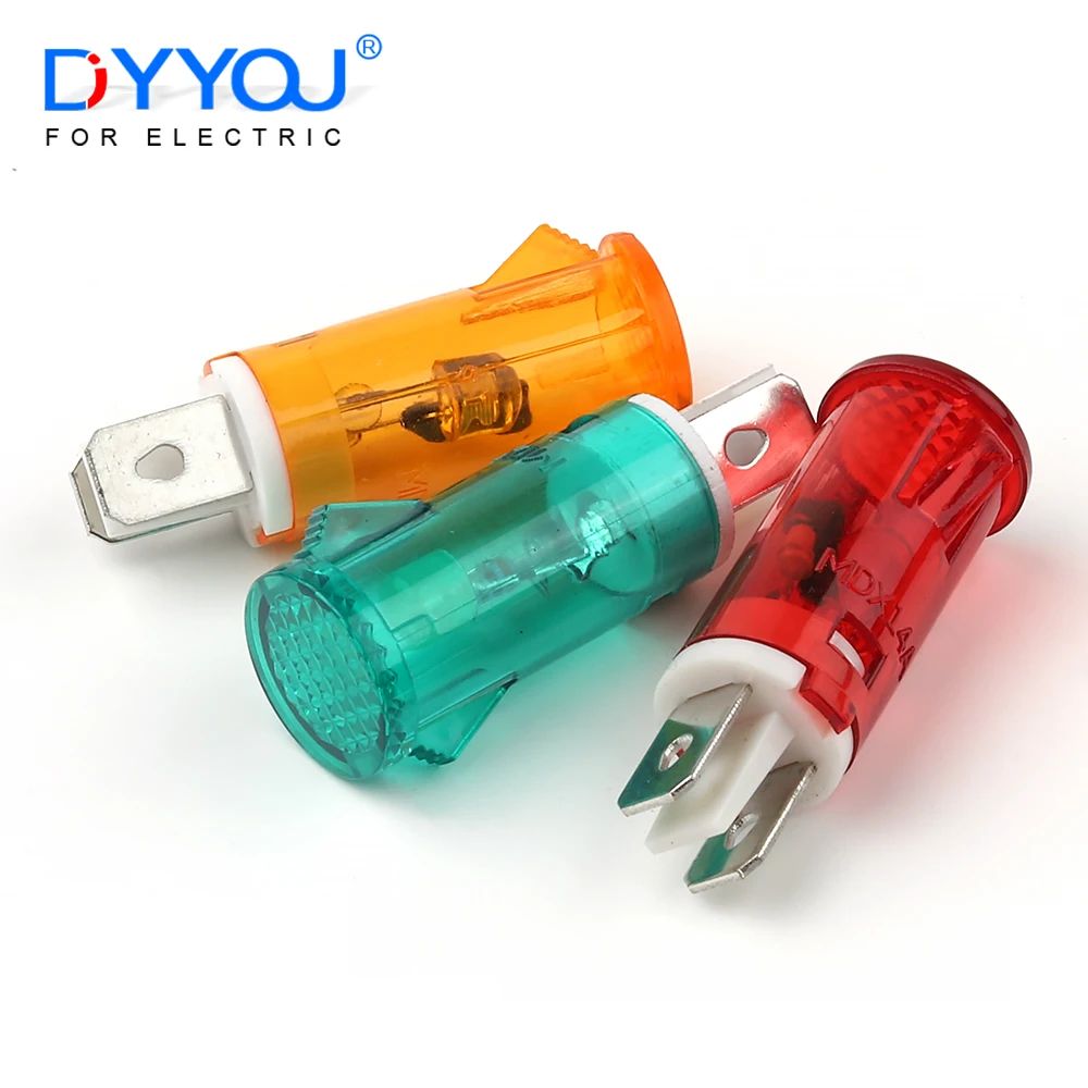 Направляющая сигнальная лампа MDX-14A для монтажа на панели