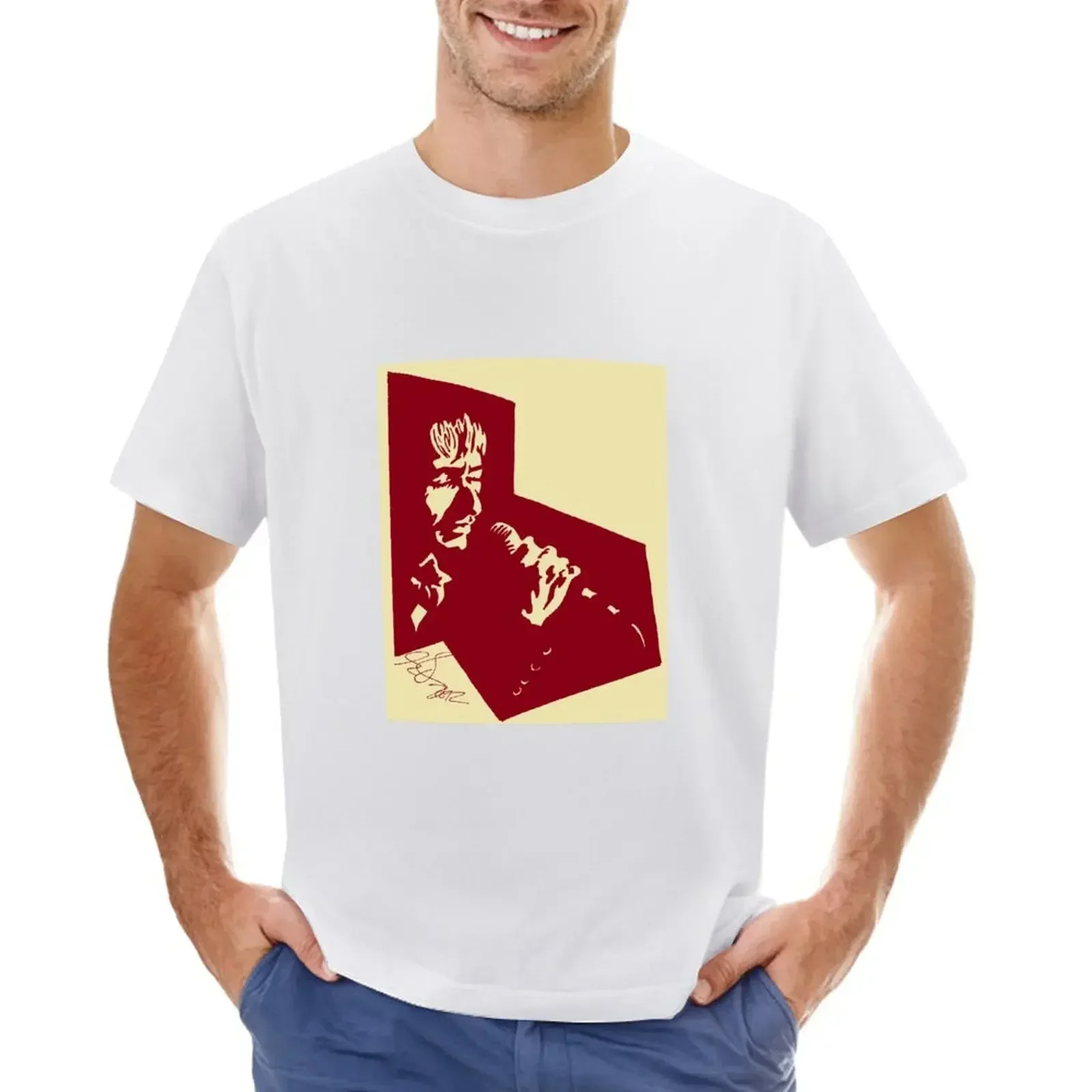 Мужская футболка с надписью наш взаимный друг темно-красная/желтая милые топы