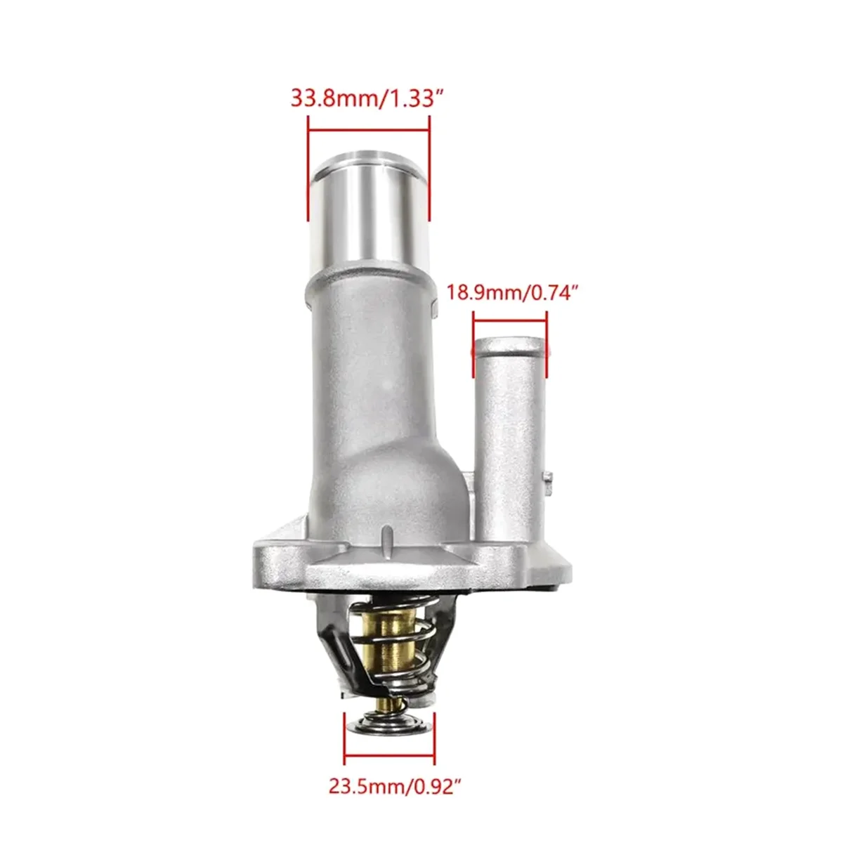 Алюминиевый корпус термостата двигателя водопроводная труба для Mazda 3 5MX-5 Ford Focus