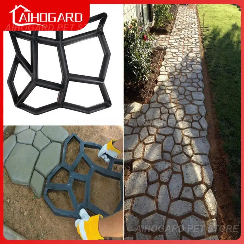 

Professional Strong Plastic DIY Manufacturer Reusable Mold Concrete Cement Stone Garden Stepping Stone Walk Paving Reusable