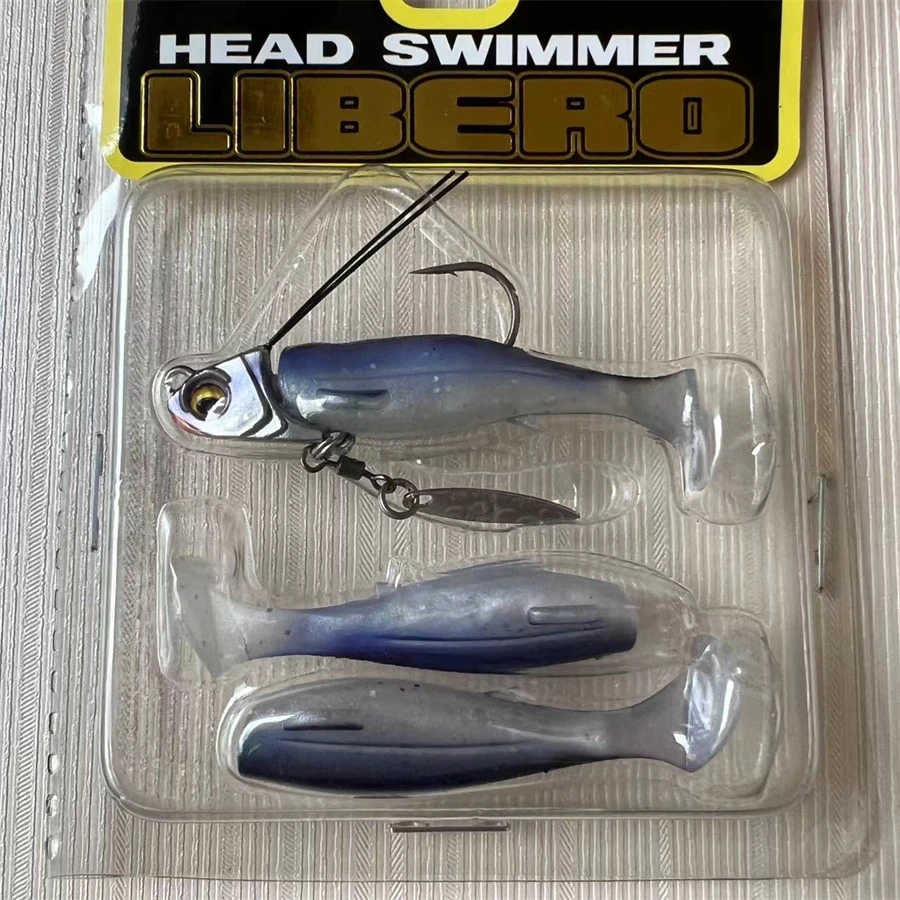 LURETV Япония импортировала RAID HEADSWIMMER LIBERO свинцовый живот вращающаяся приманка для