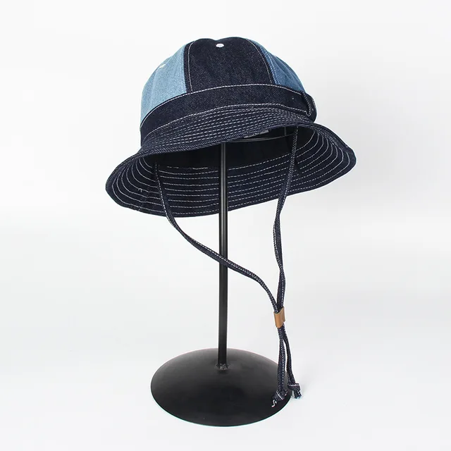 2022 New Fisherman Hat Washed Denim 