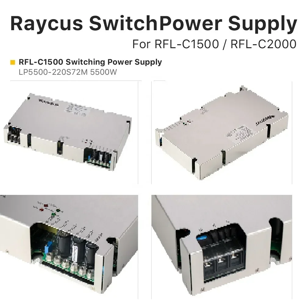 Yunyi оригинальный лазерный импульсный источник питания Raycus 5500 Вт/7000 Вт для