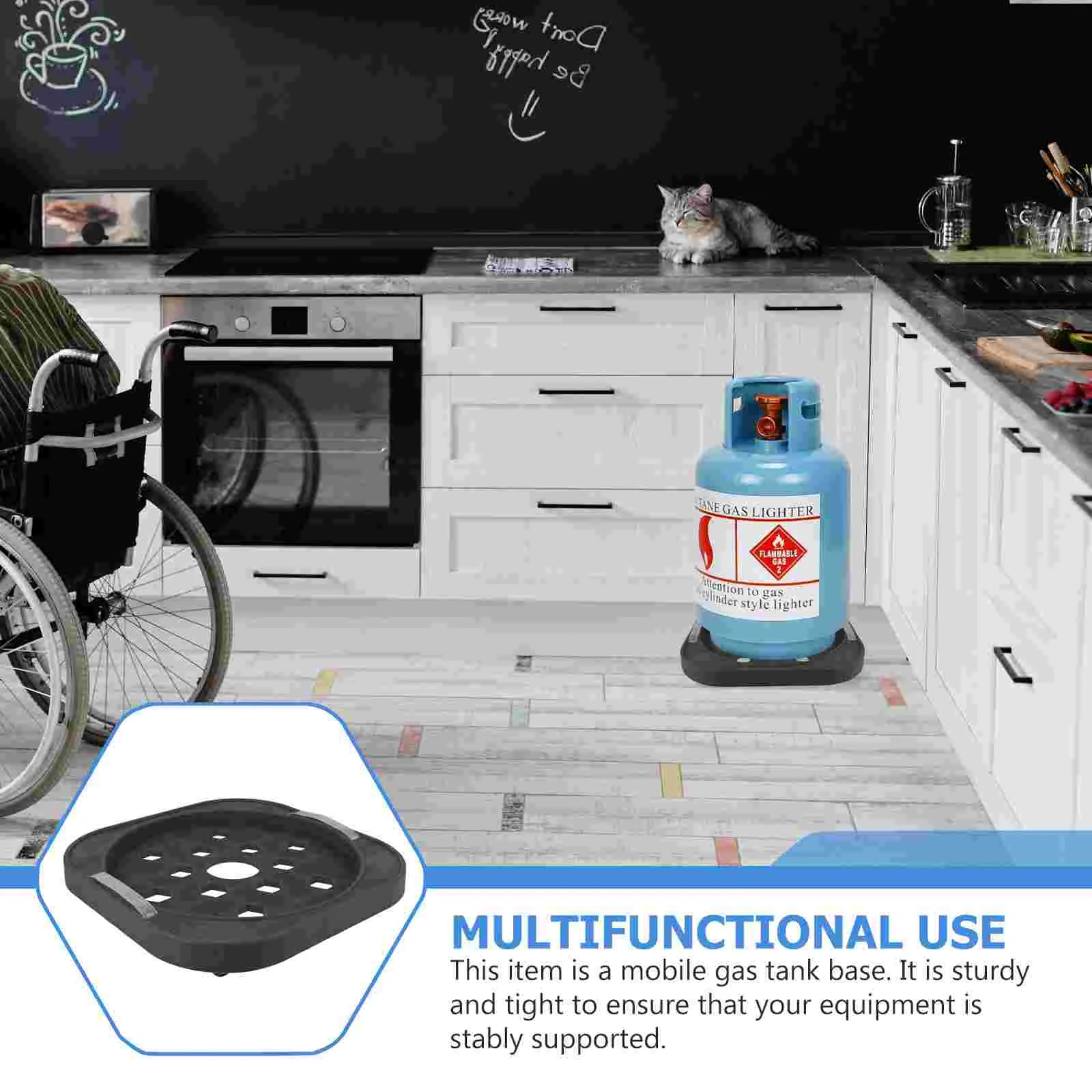 Держатель кронштейна бензобака с колесами опорная пластина подставка для