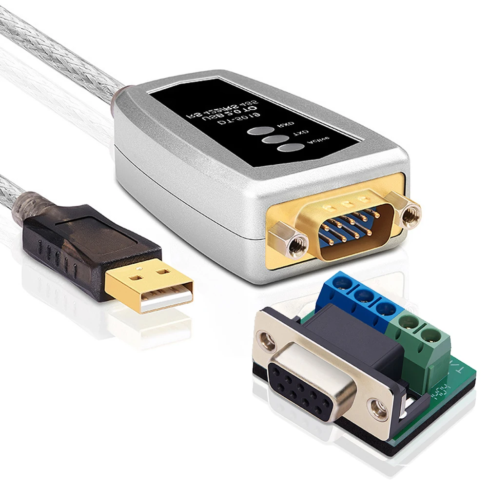 

0.5m Adapter Transfer Line Electrical Technology Signal Converter Cable Industrial DB9 Serial USB To RS485/422 Wire Automatic