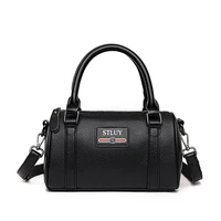 fashion trend designer handbags womens genuine leather boston casual vintage tote sling top handle cute shoulder bag for ladies