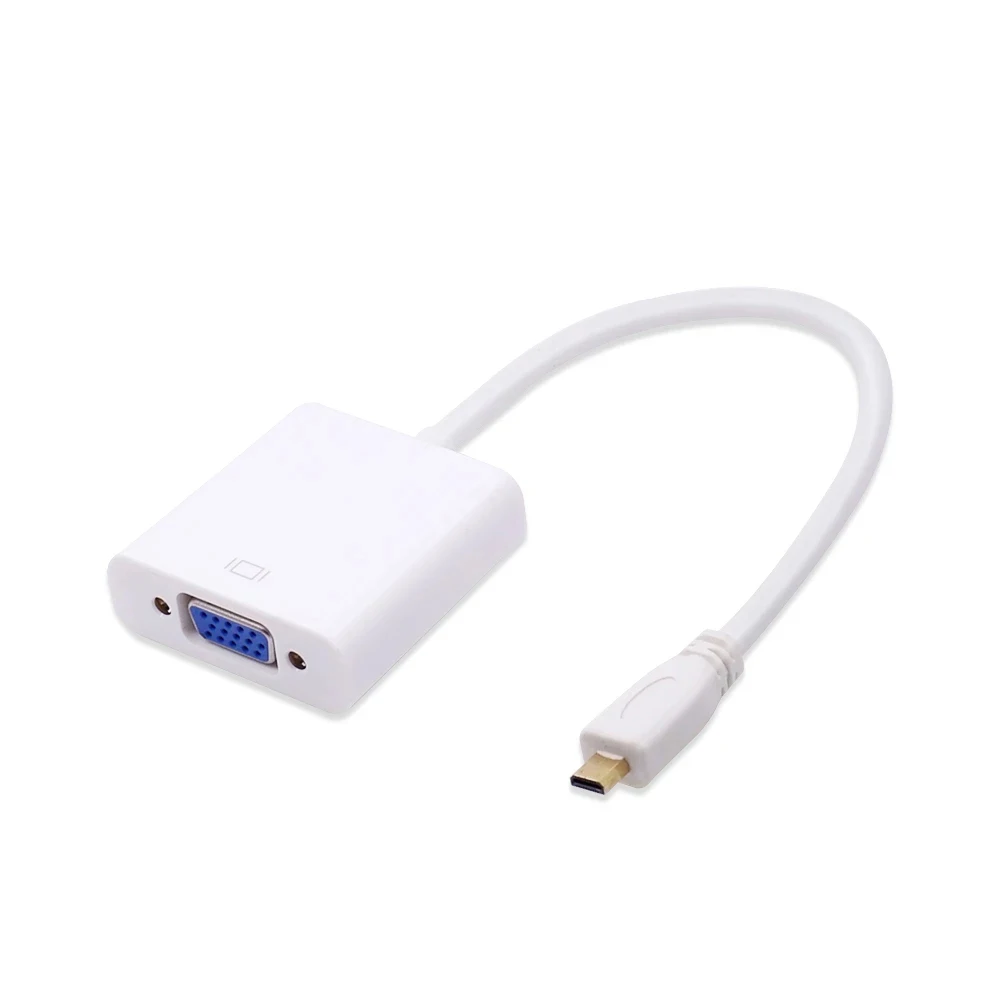 Переходник с Micro HDMI на VGA переходник Mini Female для PS3 PS4 XBOX 360 TV HD Andorid Box | Электроника