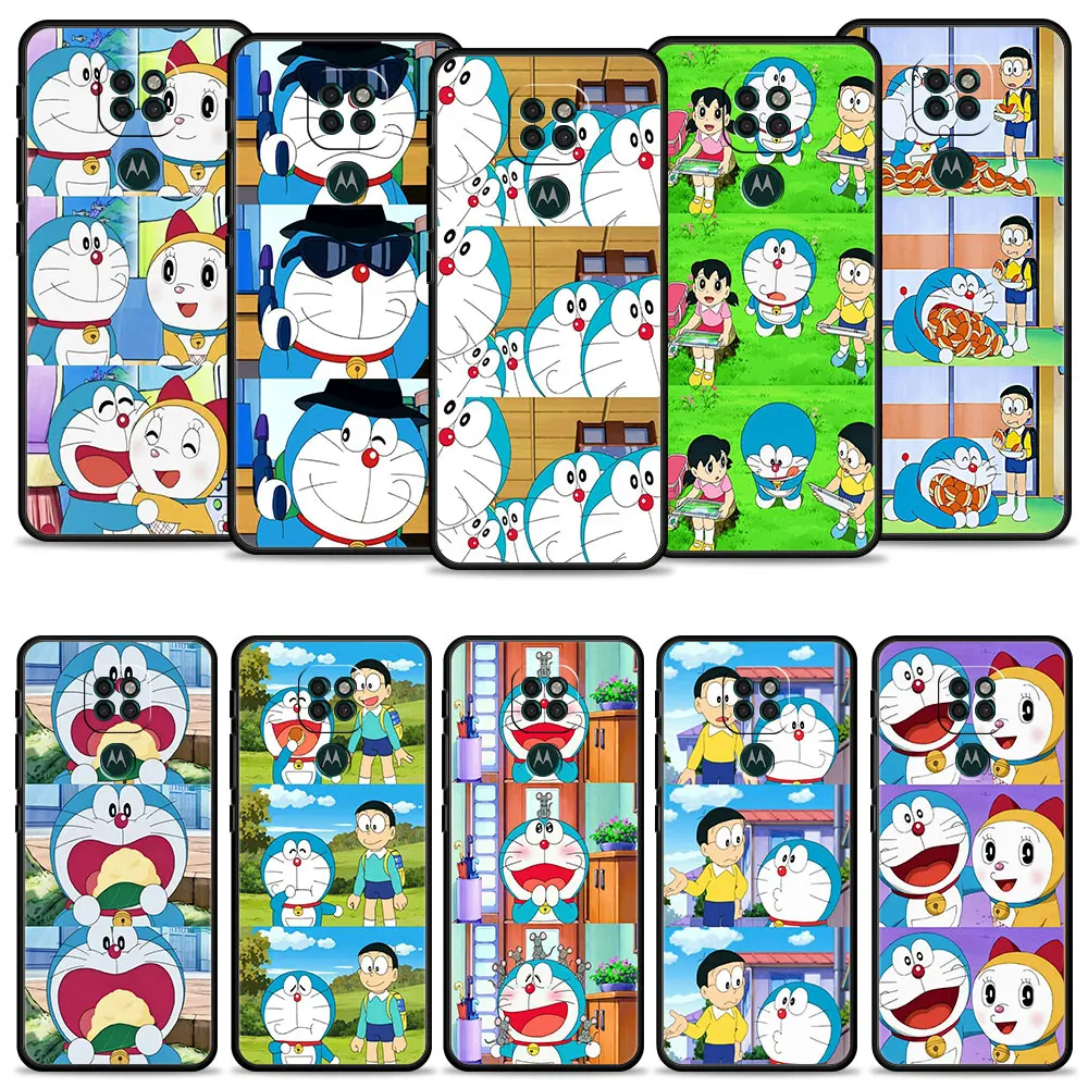 

Phone Case For Samsung Galaxy A50 A70 A30 Cover for MOTO G60 G30 G9 Play G9 Plus for Nokia G10 Silicon Funda Doraemon Cartoon