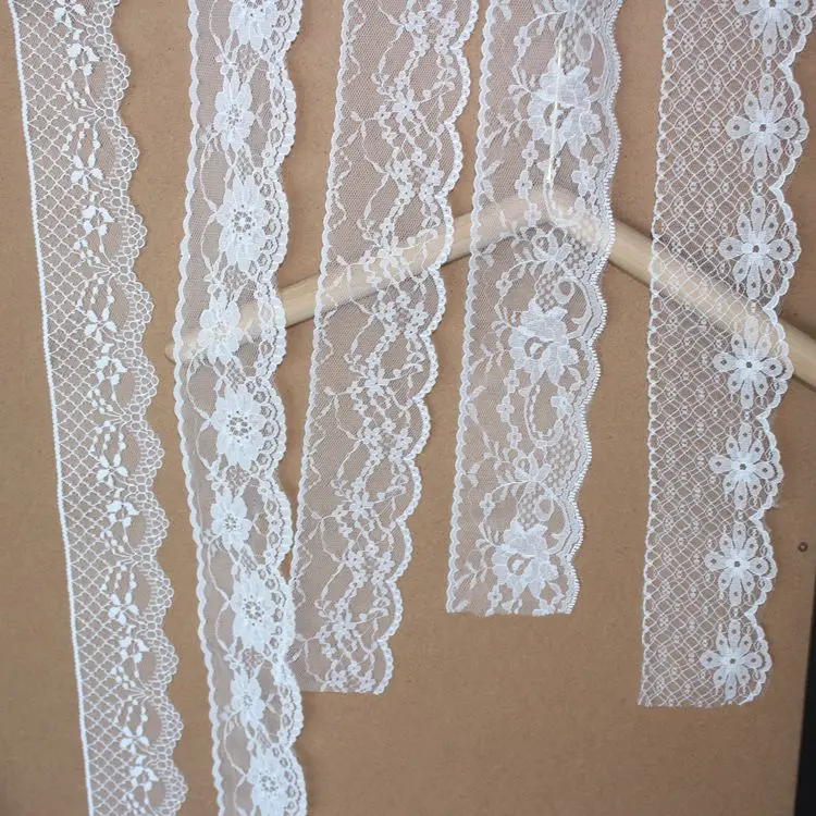 Черно-белый 6 м/лот экспортное качество без растягивания кружевная отделка домашняя отделка «сделай сам» кружевные аксессуары SC169