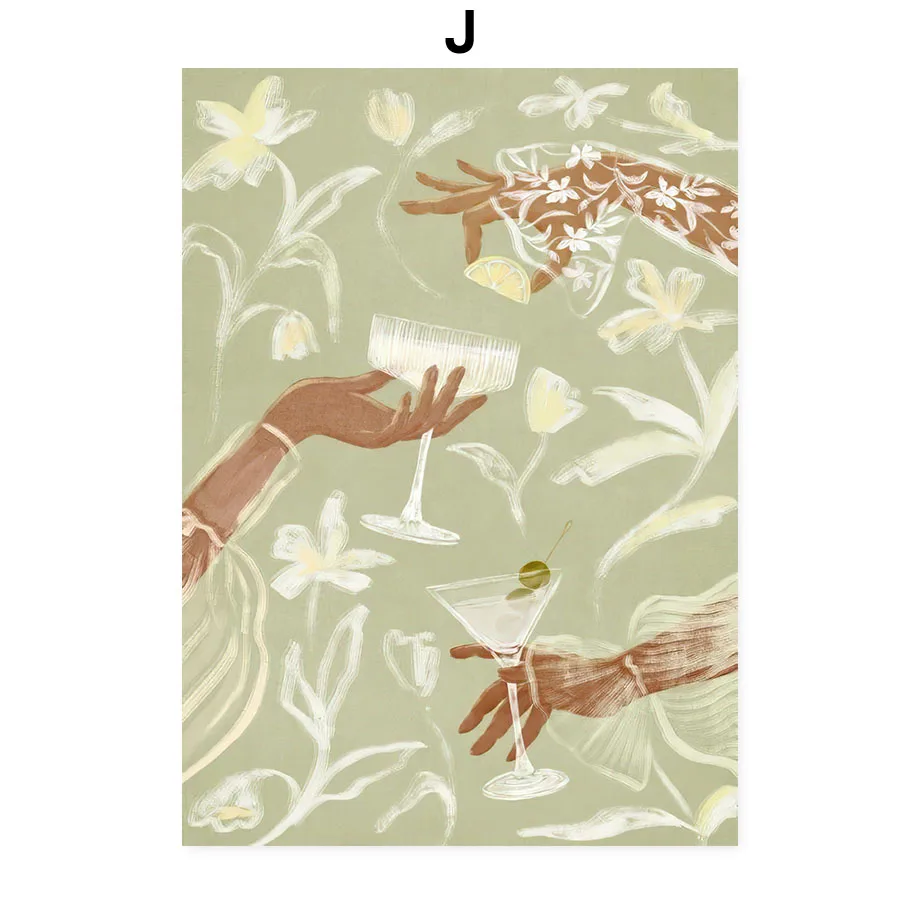 Абстрактный настенный постер SKDK