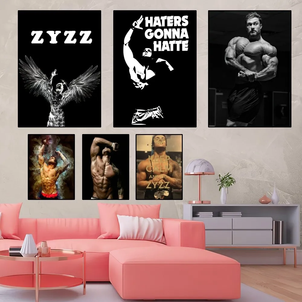 Современный стиль абстрактный Zyzz Aziza плакат с капсулой декоративная бумажная