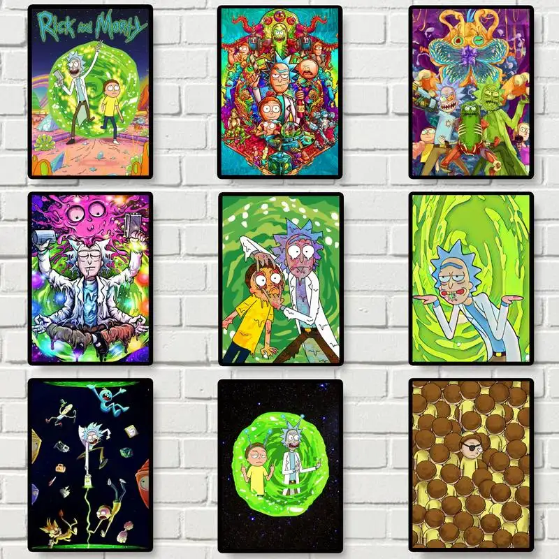 

Funny-R-Ricks-Cartoon POSTER Posters Prints Wall Pictures Living Room Home Decoration