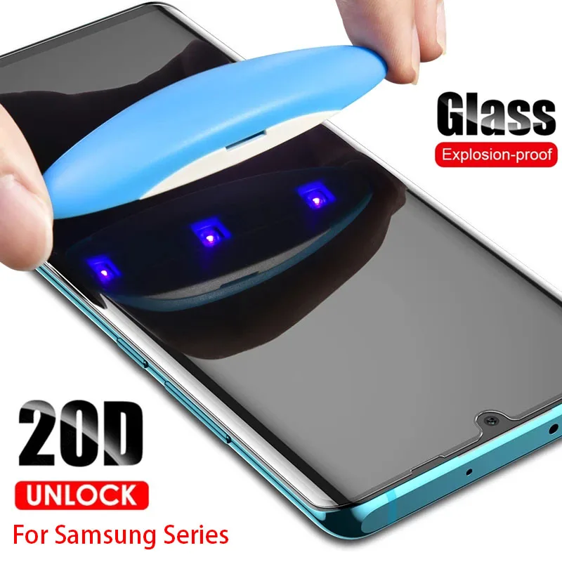 

Tempered Glass For Samsung Galaxy S10 Plus Glass S9 S8 Screen Protector S20 S21 S10e 5G S 9 8 10 e Note 20 Ultra Note 8 10 9 UV