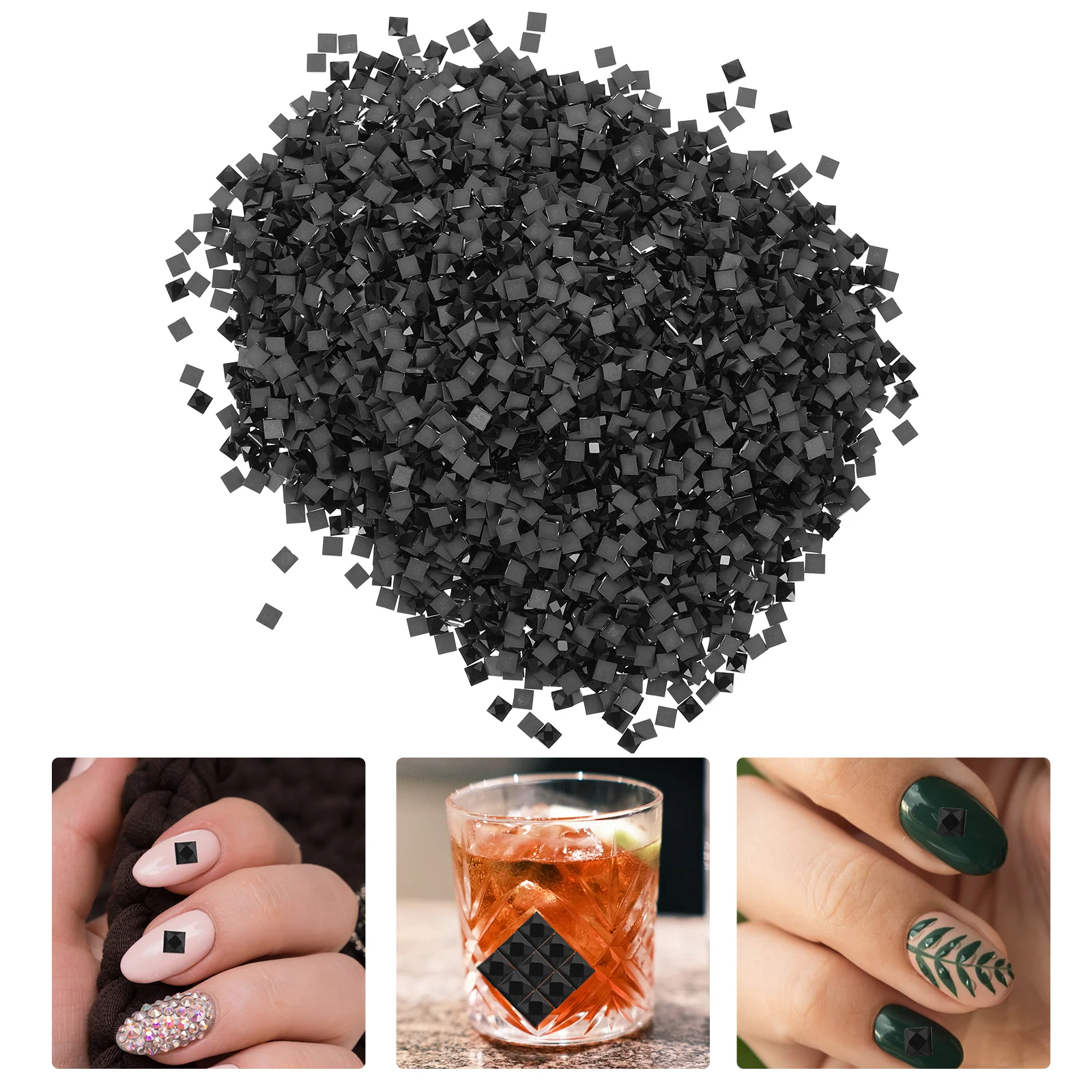 5000 шт. аксессуары для ногтей нерегулярная мозаичная плитка стеклянное украшение