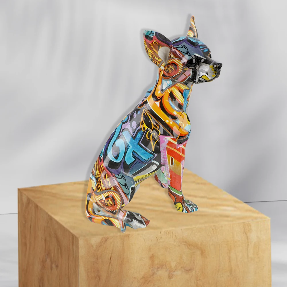 

Простой креативный винный шкаф, украшения для офиса, гостиной, окрашенные граффити, цвет, искусственная смола, поделки для дома