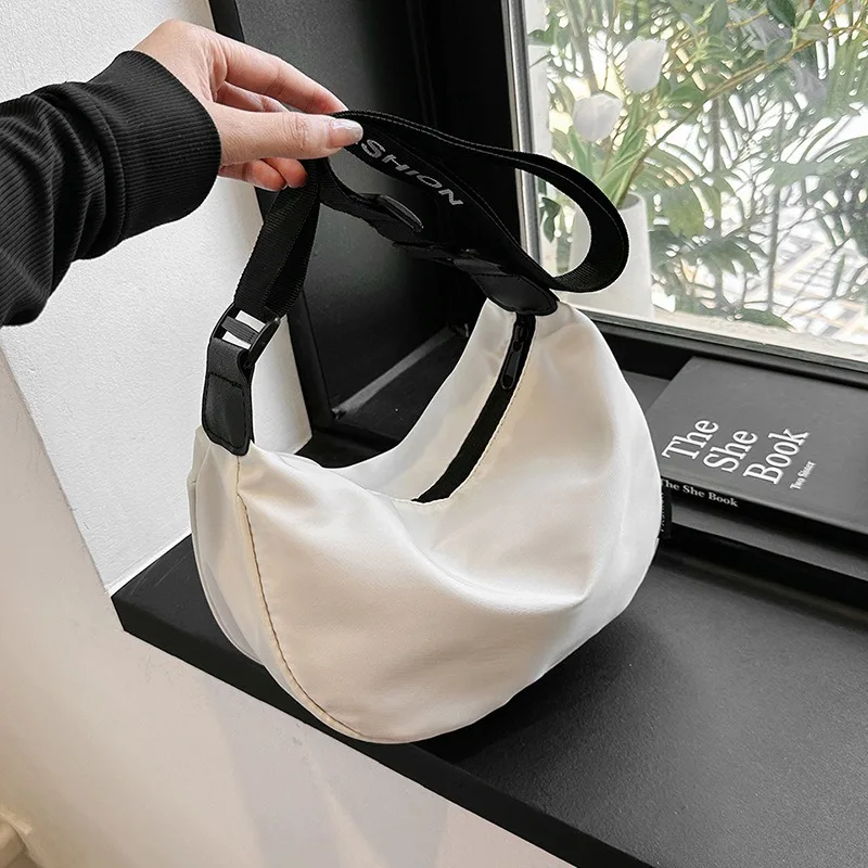 

Casual Crossbody Bag for Girl New Canvas Women's Shoulder Messenger Bags Korean Fashion Cotton Cloth Waterproof Female Handbags