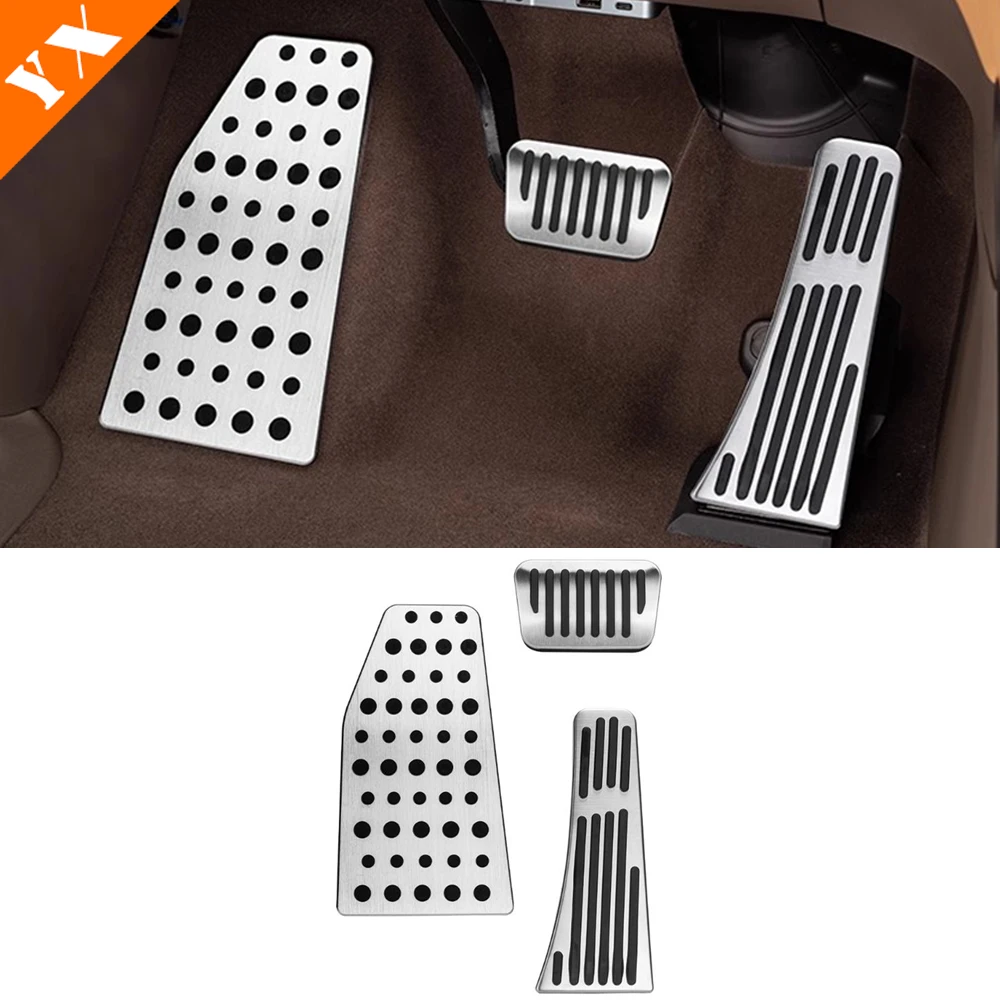 Нескользящая Автомобильная педаль из нержавеющей стали для педалей