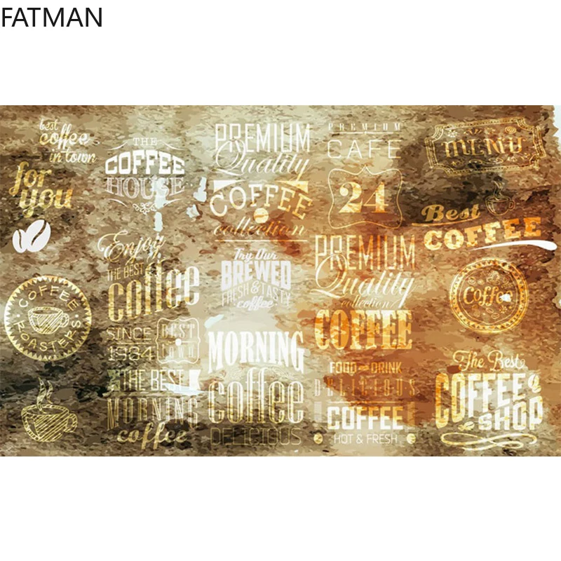 Фотообои FATMAN на заказ 3D-обои с витражом алфавит гравировкой настенная ткань для