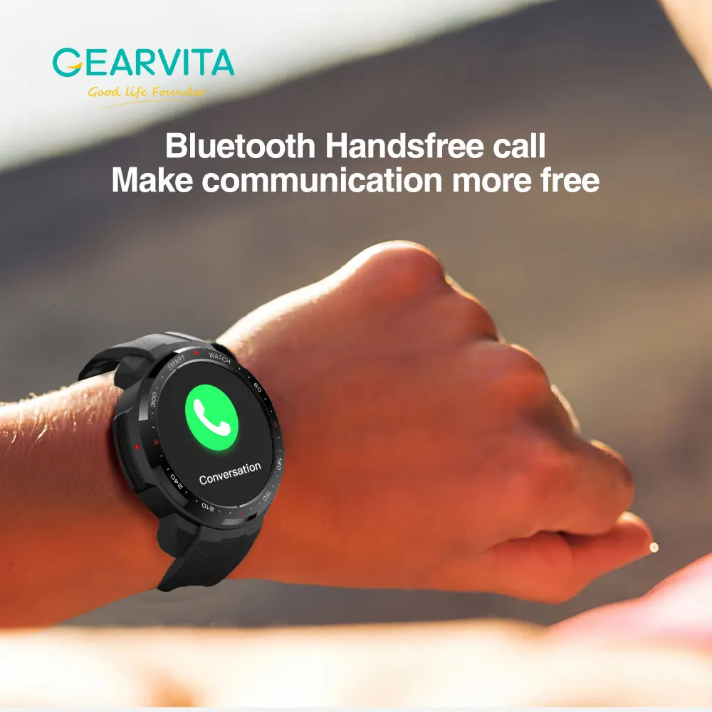 8G Memory GPS Status Smart Watch Wrist Recorder Music Bluetooth Call Blood Pressure/Oxygen Men For Huawei Xiaomi Smartwatch |