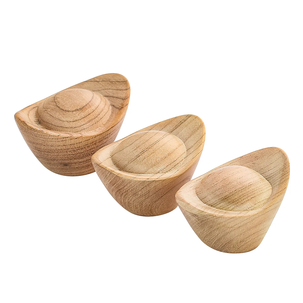 Модель из натурального персикового дерева в виде слиток домашнее украшение