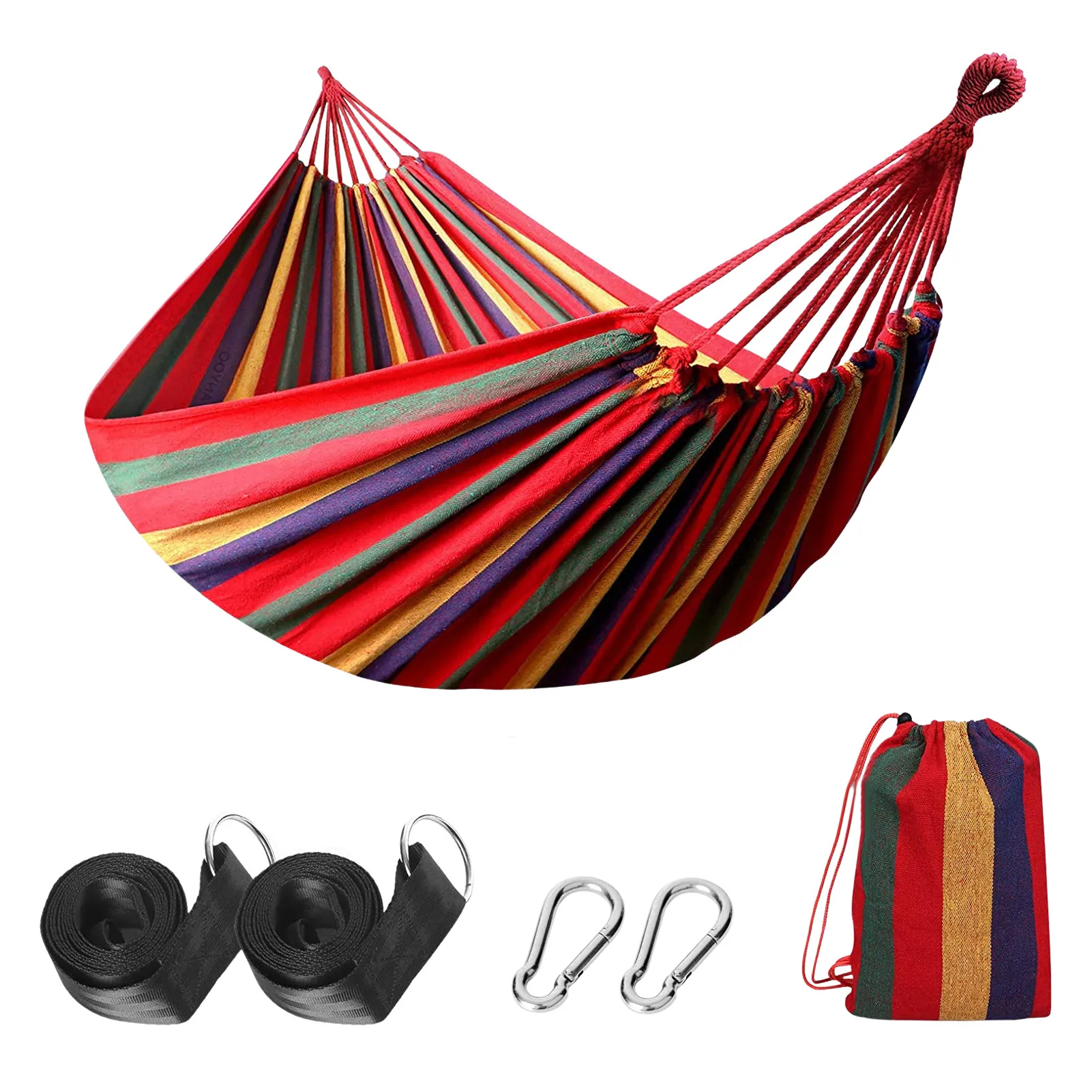 

Outdoor Double Hammock Portable Garden Hammocks Indoor And Outdoor Durable Comfortable Camping Hammocks For Patio Backyard