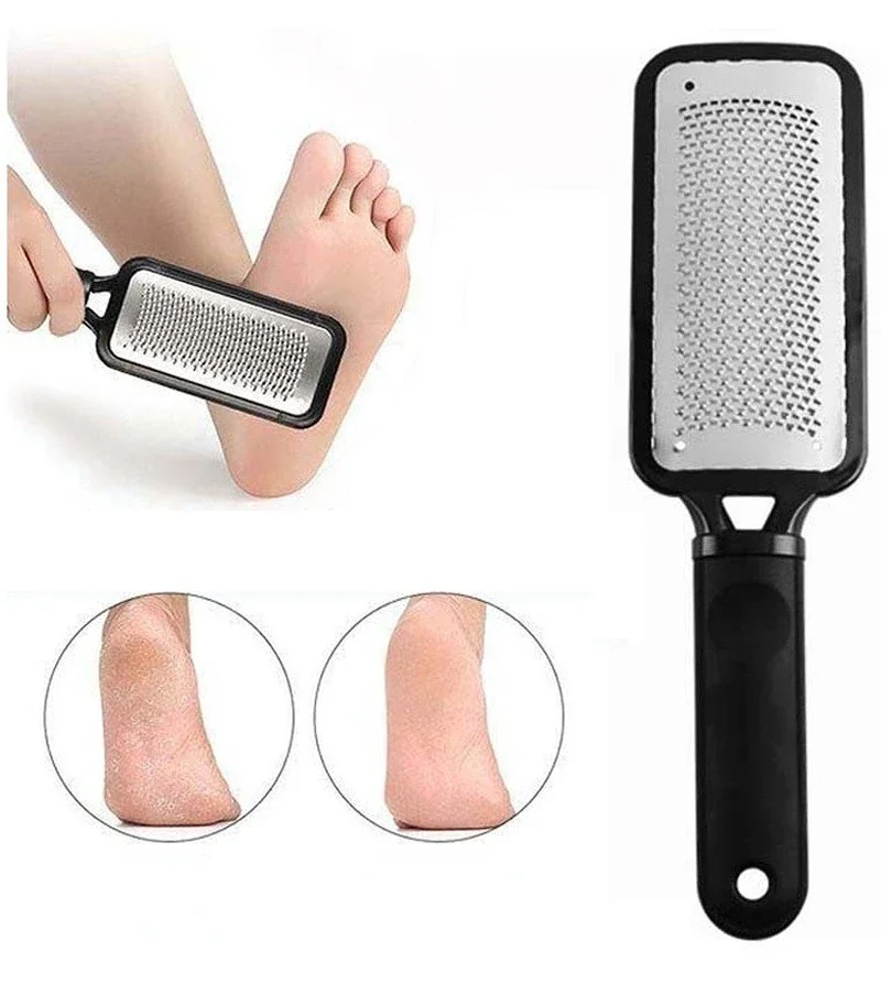 

1PC Professional Double-Side Foot File Heel Grater for The Feet Pedicure Rasp Remover Metal Scrub Manicure Nail Tools 40#410