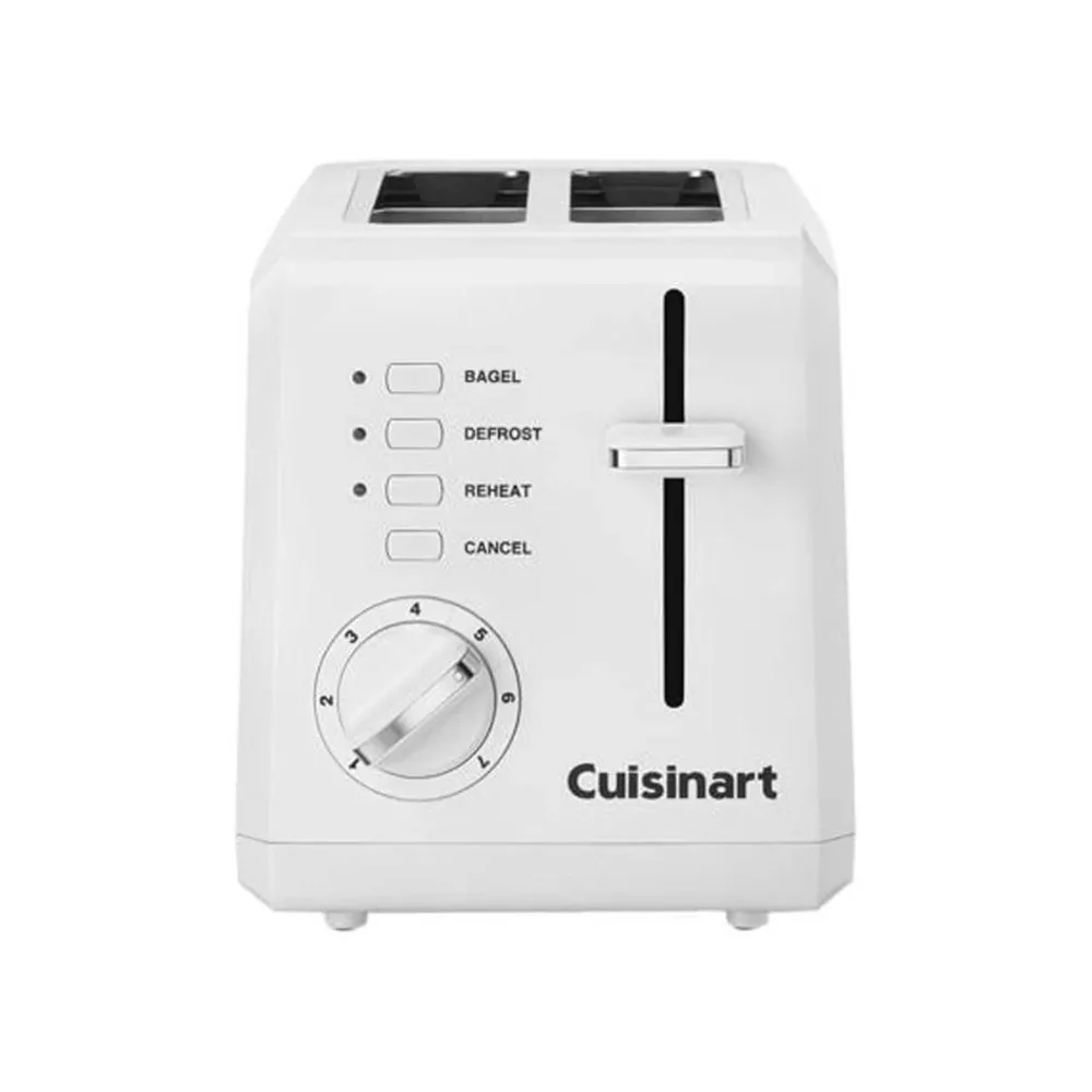 

Cuisinart Plastic Compact 2 Slice White Toaster