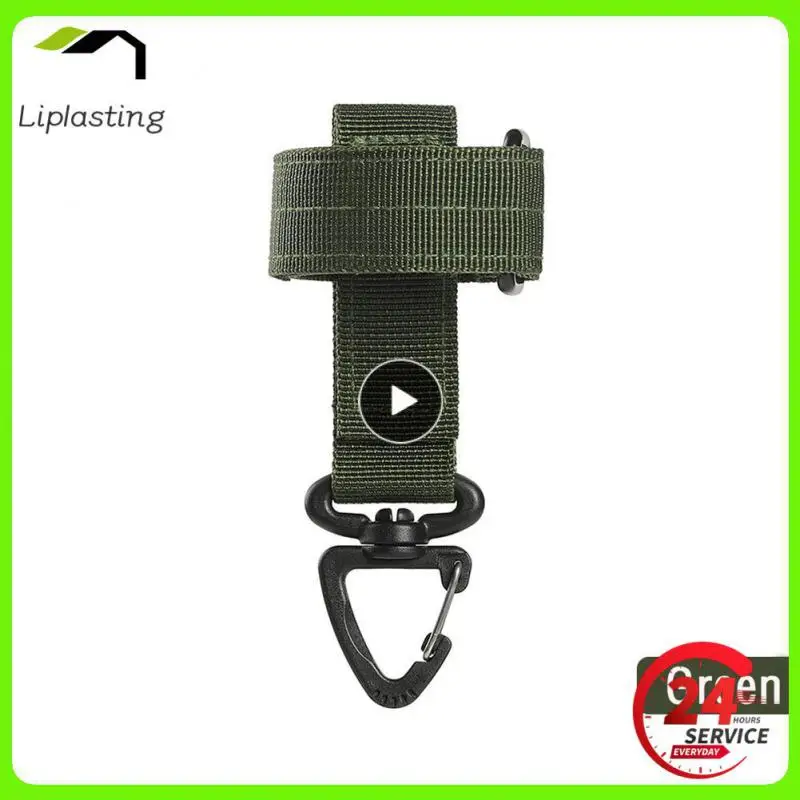 

Outdoor Keychain Multi-tool Military Molle Hook Clip Keeper Pouch Belt Edc Molle Webbing Gloves Rope Survival Tactical Gear