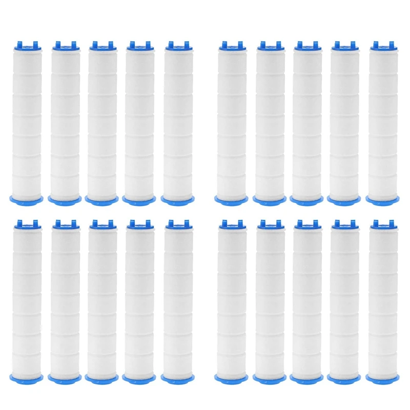 

20 Piece Hand Shower Filter Core Bathroom Bathtub Shower Filter Core Water Purifier