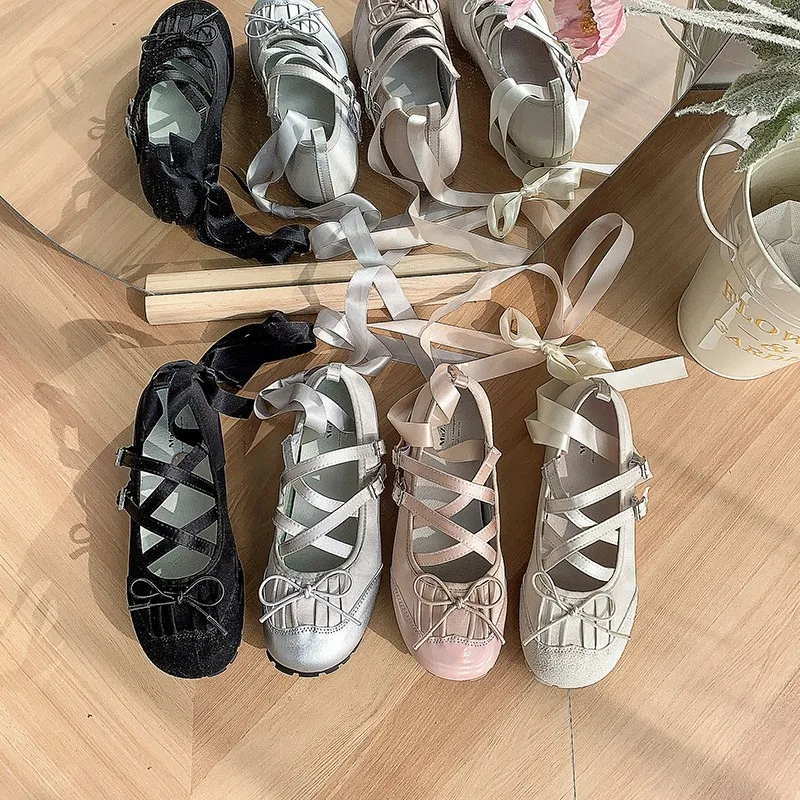 Женские Туфли Мэри Джейн серебристые туфли с маленьким французским ароматом на