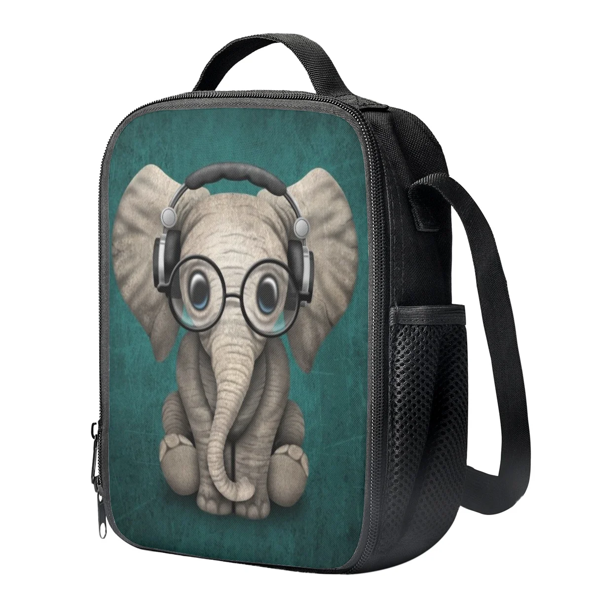 Custom Cute Animal Cartoon Elephant Print Backpack Set Bookbag Pencil Case for Kids Back To School Mochila Infantil Escolar