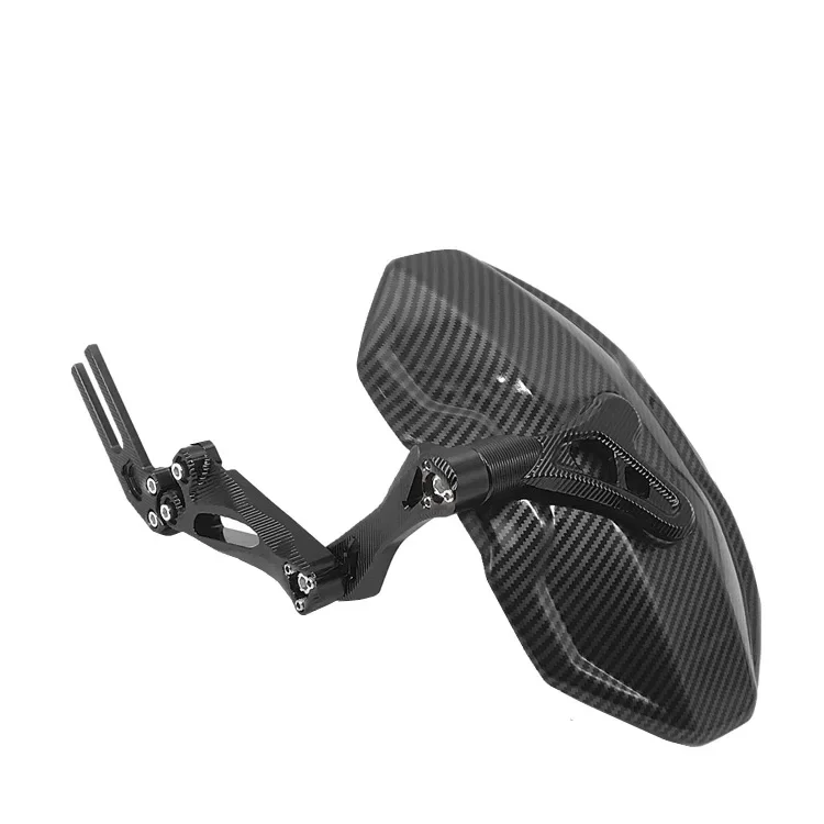 

Заднее крыло с ЧПУ для мотоцикла 3-го поколения, регулируемое крыло с имитацией углеродного волокна, алюминиевый сплав, крыло заднего колеса, брызговик