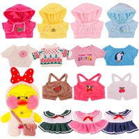 30 cm duck lalafanfan doll clothes toy headband hoodie stuffed duck accessories girls toys clothes for duck