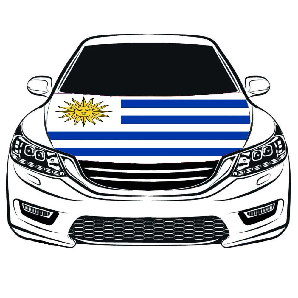 

Восточная Республика Уругвай, национальный флаг накладка на капот автомобиля 100% x 5 футов/5x7 футов, полиэстер, баннер для капота автомобиля