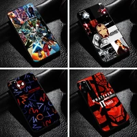 marvel avengers for samsung galaxy s21 s20 s10 10e s9 s8 plus s21 s20 ultra fe 5g phone case tpu soft liquid silicon coque
