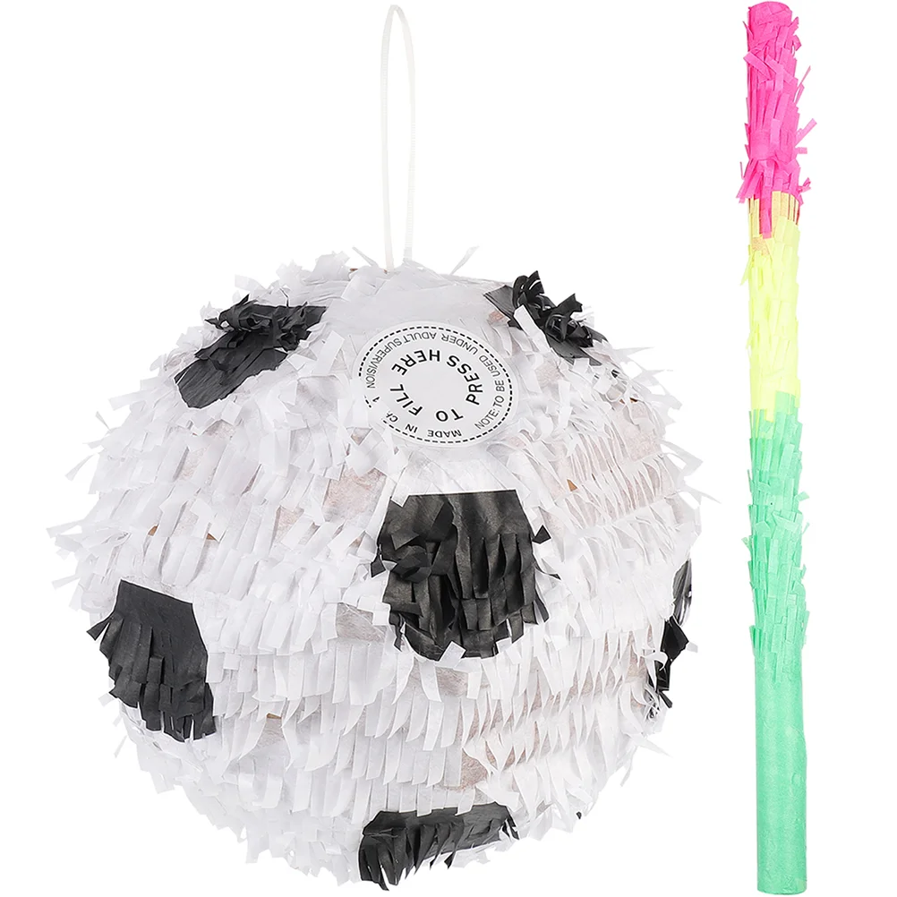 

2Pcs Stick Pinata Football Pinata Decoration Sports Football Pinata