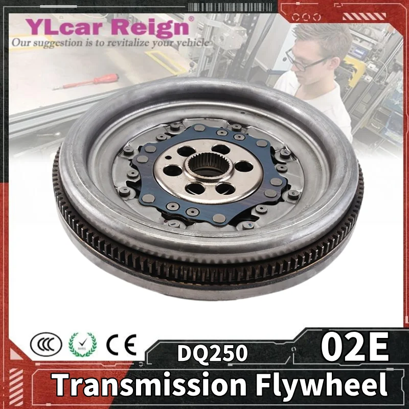 DQ250 02E DSG маховик автоматической коробки передач для VW Audi 6/8 отверстий 129/132 зубьев