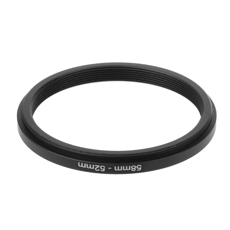 

2023 New 58mm To 52mm Metal Step Down Rings Lens Adapter Filter Camera Tool Accessory New