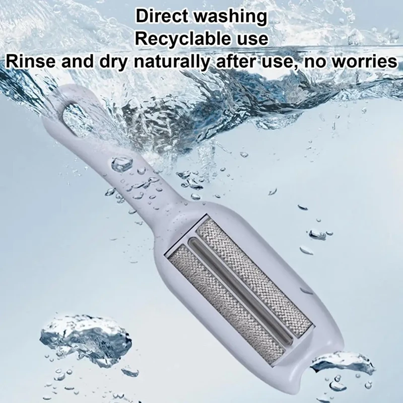 Ролик для удаления шерсти домашних животных липкий с эргономичной ручкой собак и