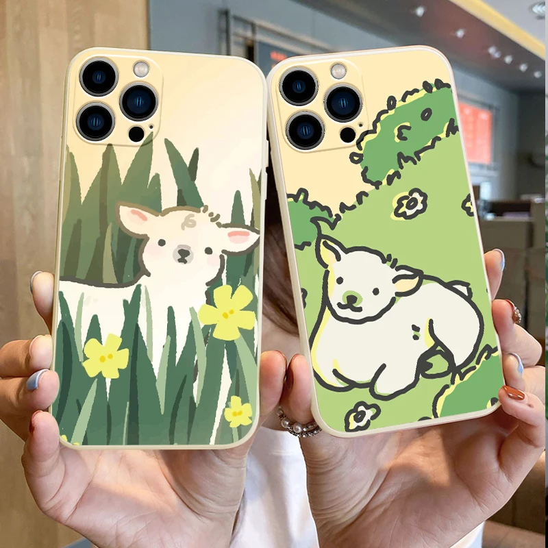 

NOHON Casing For SAMSUNG A01 A02S A03S A10S A11 A12 A20S A21S A22 A30 A31 A32 A50 A51 A52 A72 Little sheep cover