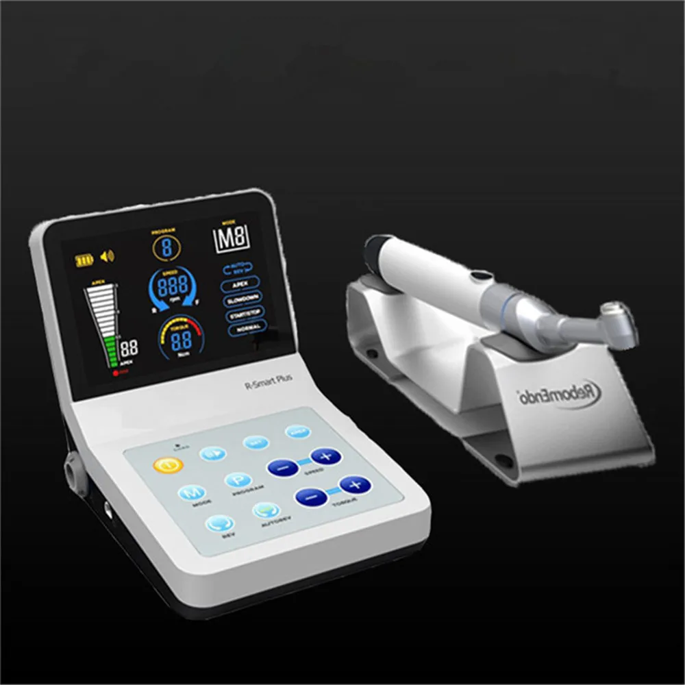 Large Colorful OLED Screen Dental Endo Motor R-Smart-Plus Four Working Modes Six Functions Contra-angle Handpiece