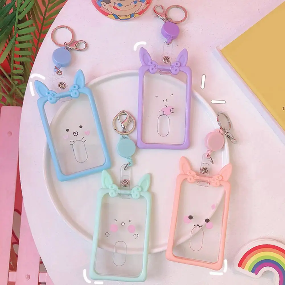 

Card Cover Lovely Card Protector Adorable Transparent Card Holder