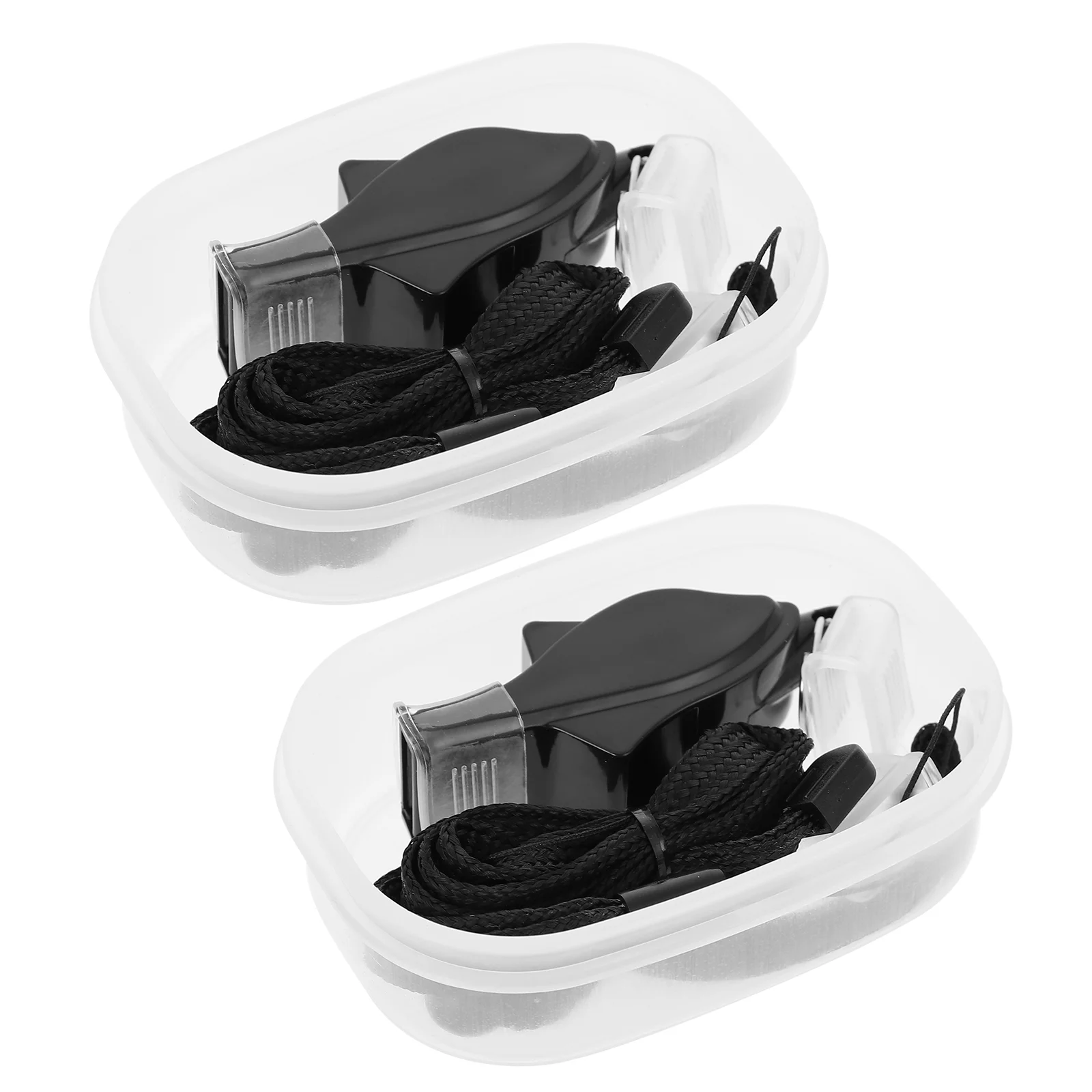 

2Pcs Portable Referee Whistle Nuclear Training Accessory for Match Game