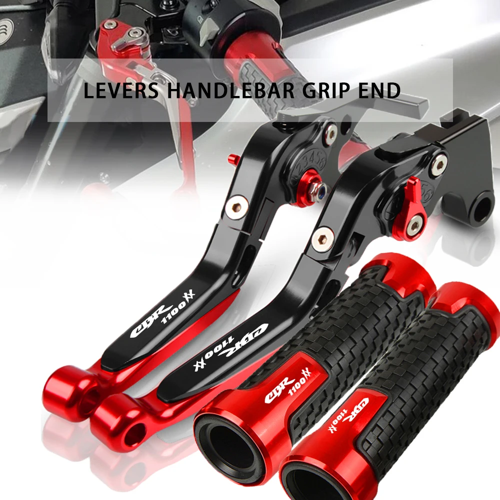 

CBR1100 XX 1997 1998 Handle Grips Handlebar Brake clutch lever For Honda CBR1100XX CBR 1100 1999-2007 CNC Motorcycle Accessories