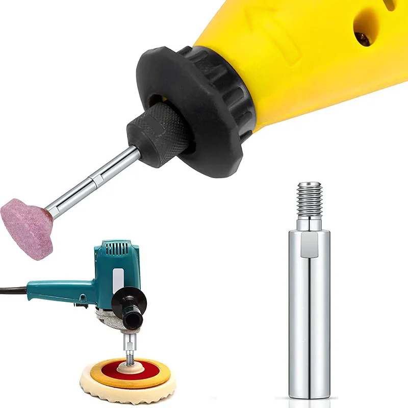 

Angle Grinder Extension Connecting Rod M10 Thread Adapter Extension Shaft with Nuts for Rotary Polisher Pad Grinding Connection