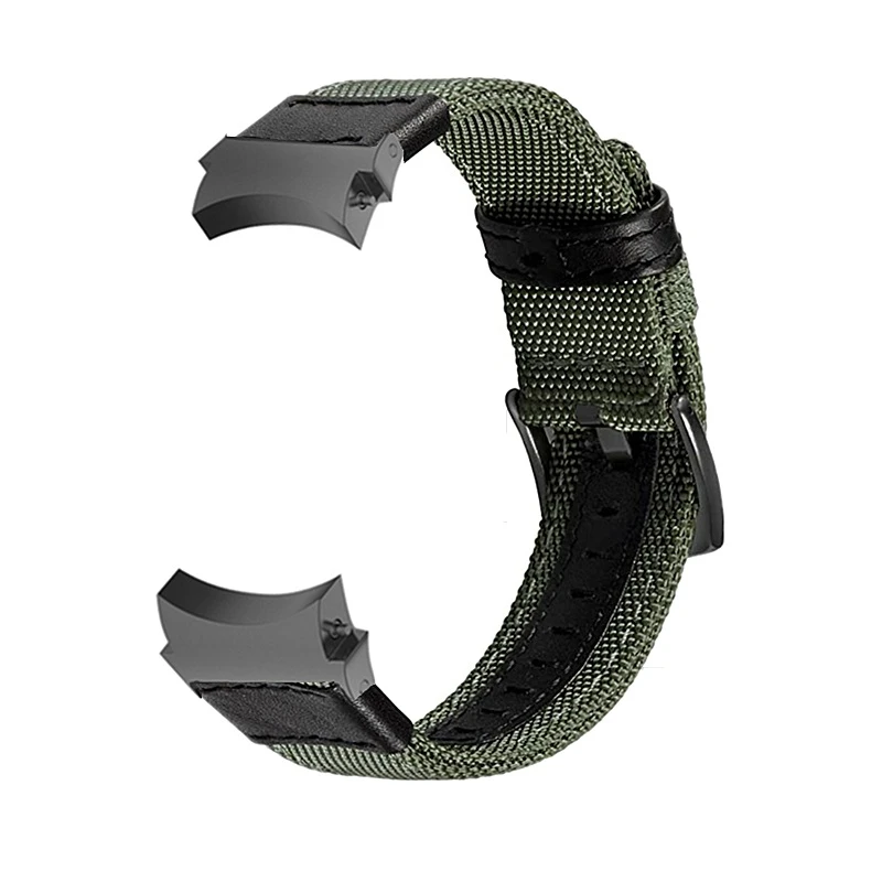 

No Gaps Nylon Strap for Samsung Galaxy Watch 4 5 Pro 6 45mm 44mm 40mm Band Galaxy Watch 4 6 Classic 43mm 47mm 42mm 46mm Bracelet